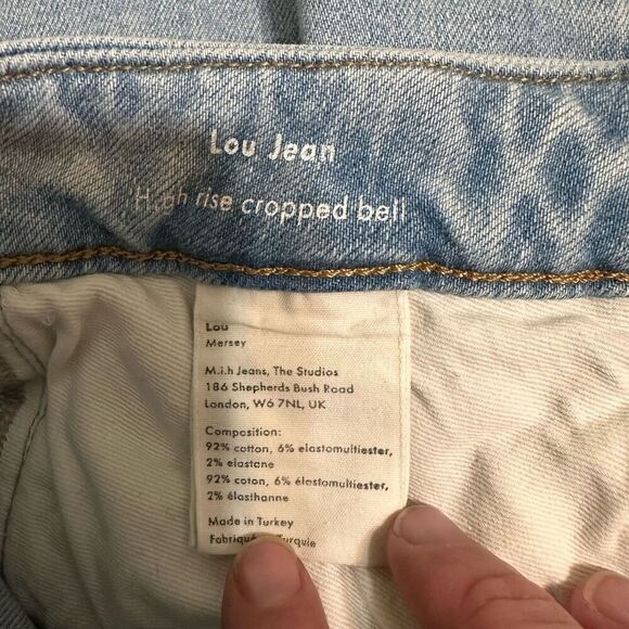 M.I.H Jeans Lou Cropped Flare Jean size 27 - Picture 7 of 8